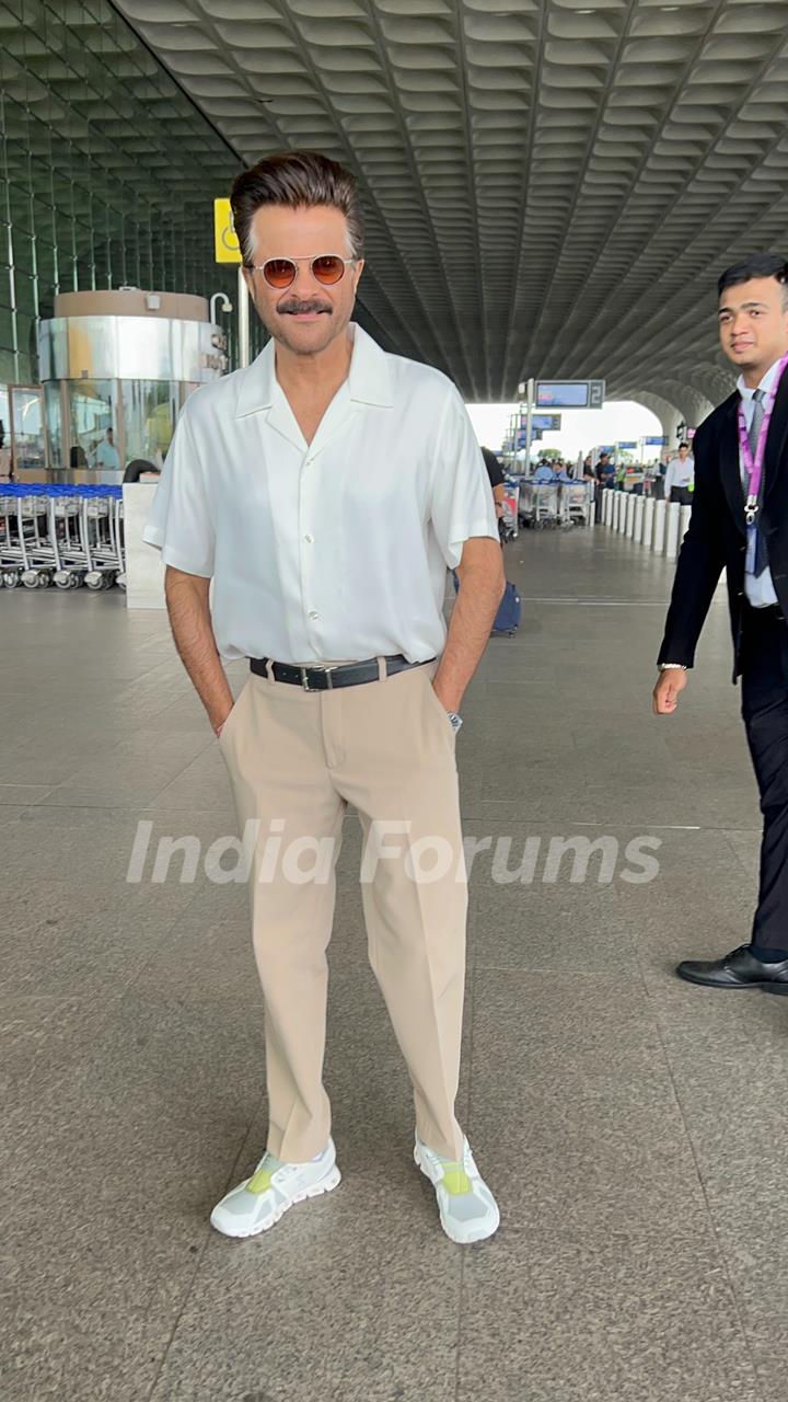 Anil Kapoor snapped at the airport