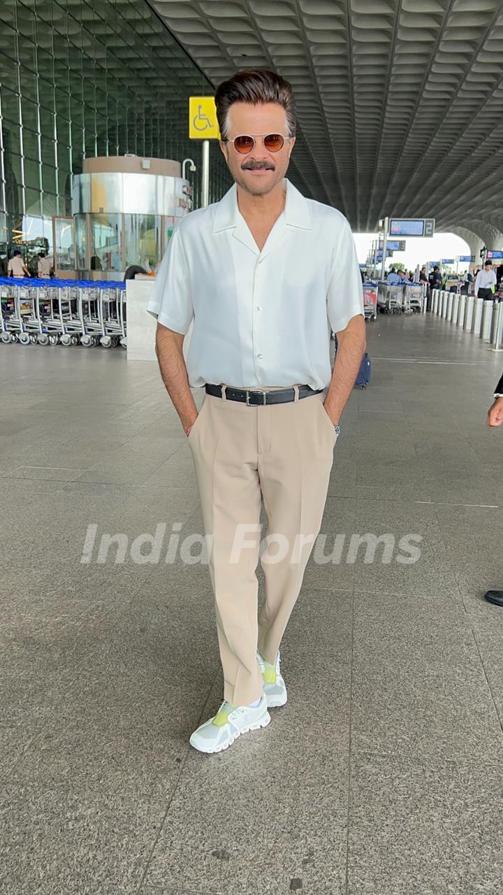 Anil Kapoor snapped at the airport