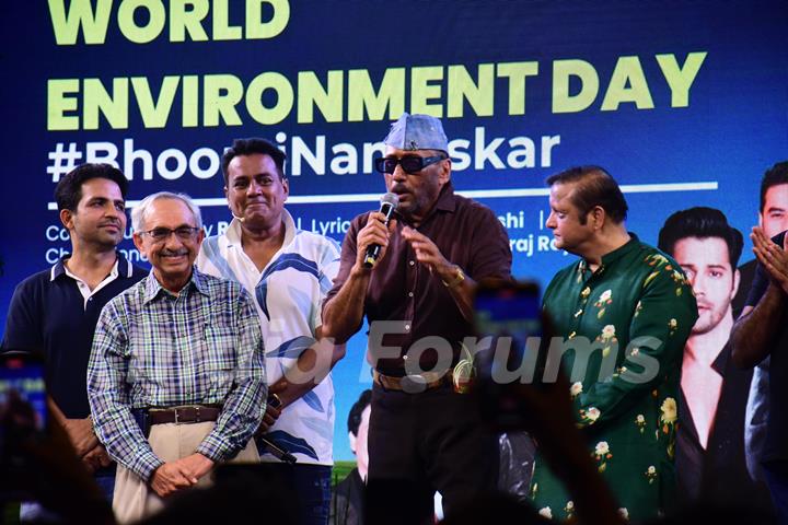 Jackie Shroff attend Bhoomi Namaskar Campaign to celebrate Environment Day