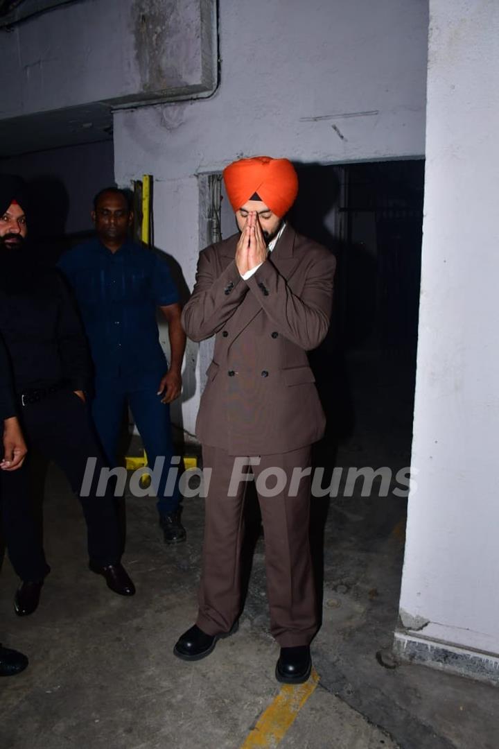 Diljit Dosanjh snapped for Jatt and Juliet 3 trailer launch