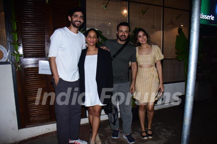 Gaurav Kapoor, Kritika Kamra, Masaba Gupta and Satyadeep Misra snapped at bandra 