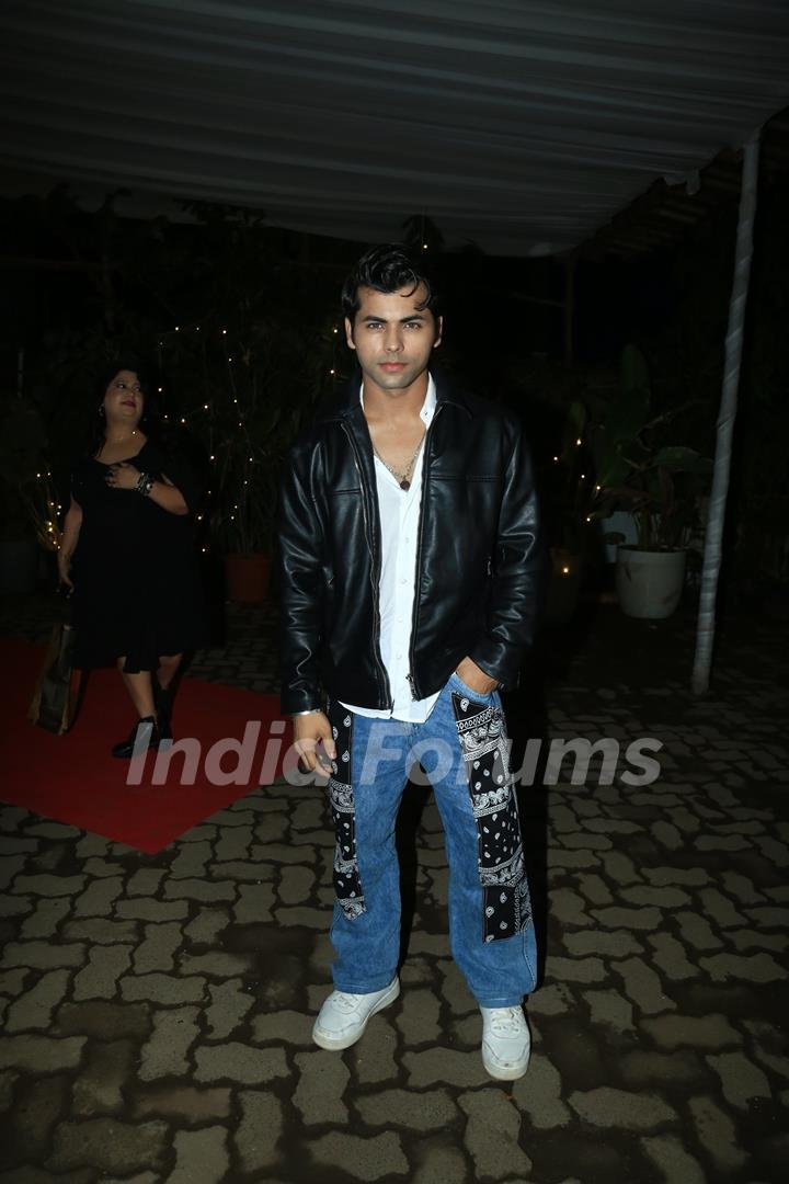 Siddharth Nigam snapped at the Sweety Walia Birthday Bash