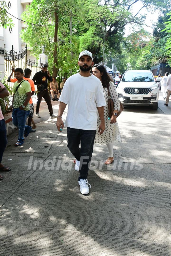 Ajinkya Rahane snapped at pali hill