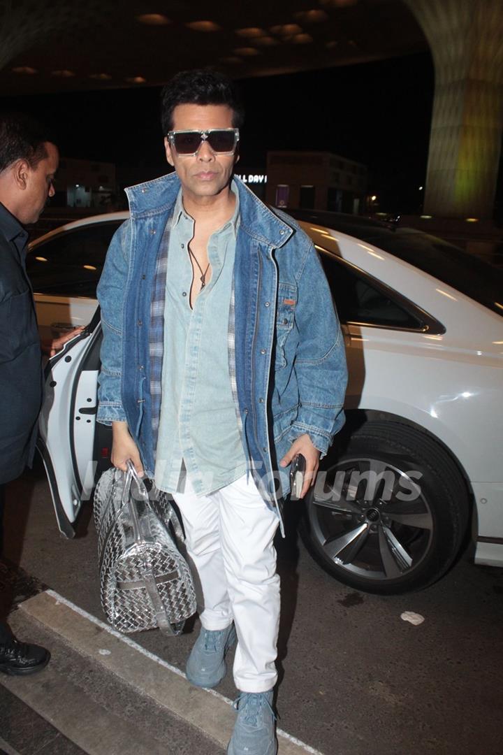 Karan Johar spotted at the airport