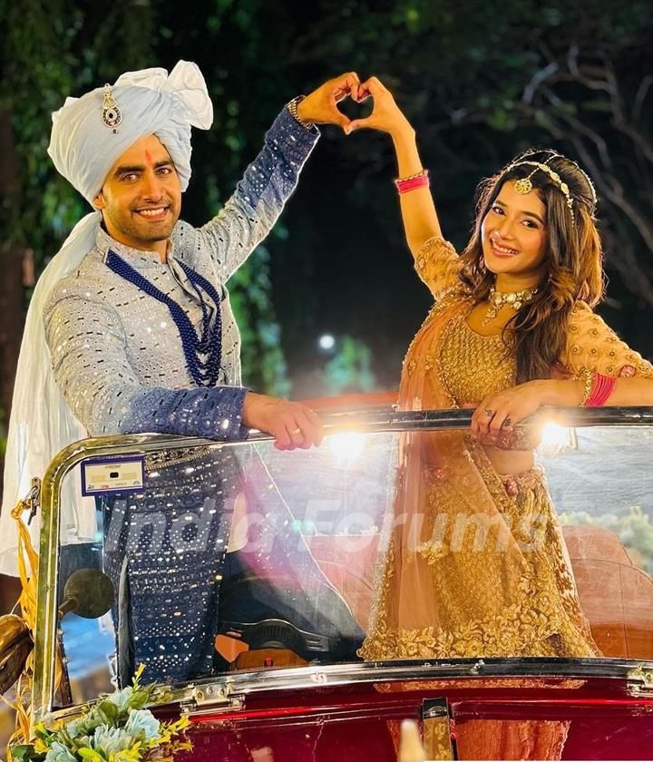 Armaan & Abhira from Yeh Rishta Kya Kehlata Hai latest picture from the upcoming episode 