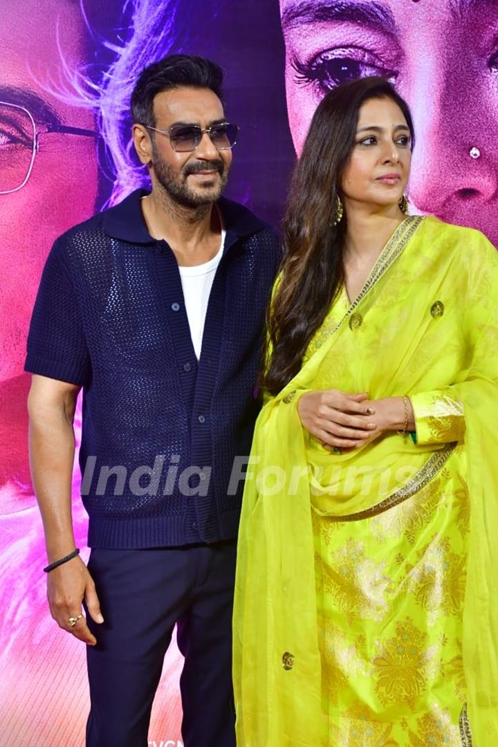 Ajay Devgn and Tabu attend Auron Mein Kahan Dum Tha trailer launch