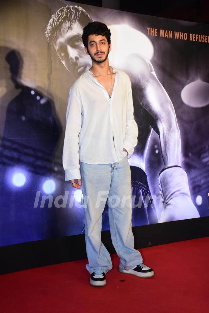 Mihir Ahuja grace the screening of Chandu Champion