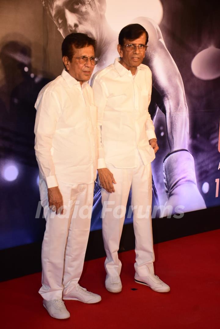 Mustan Burmawalla and Abbas Burmawalla grace the screening of Chandu Champion