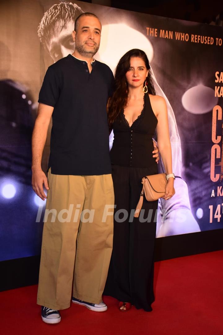 Shruti Seth and Danish Aslam grace the screening of Chandu Champion