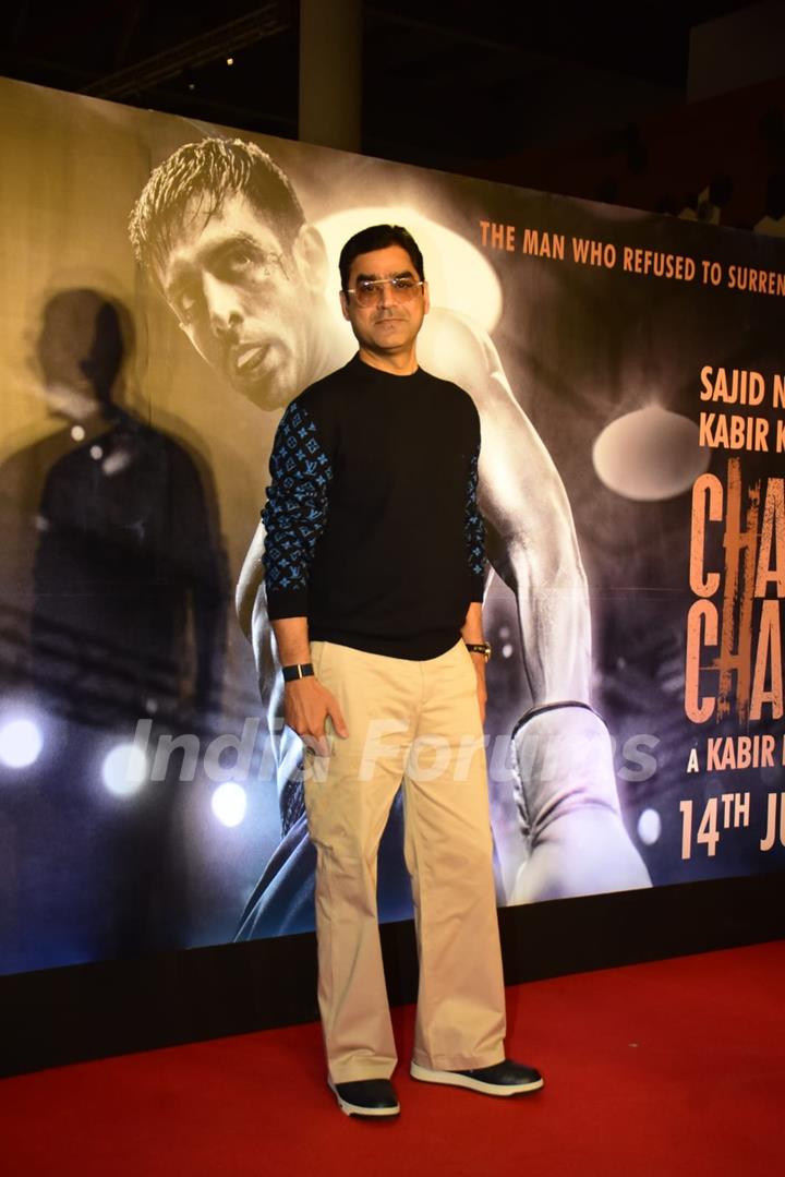 Murad Khetani grace the screening of Chandu Champion