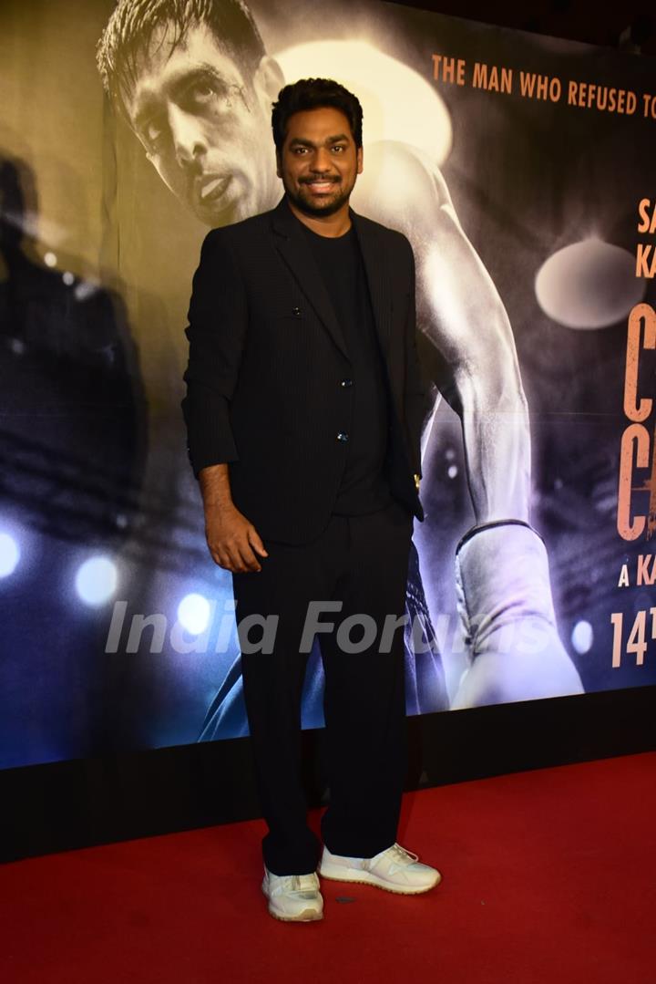 Zakir Khan  grace the screening of Chandu Champion