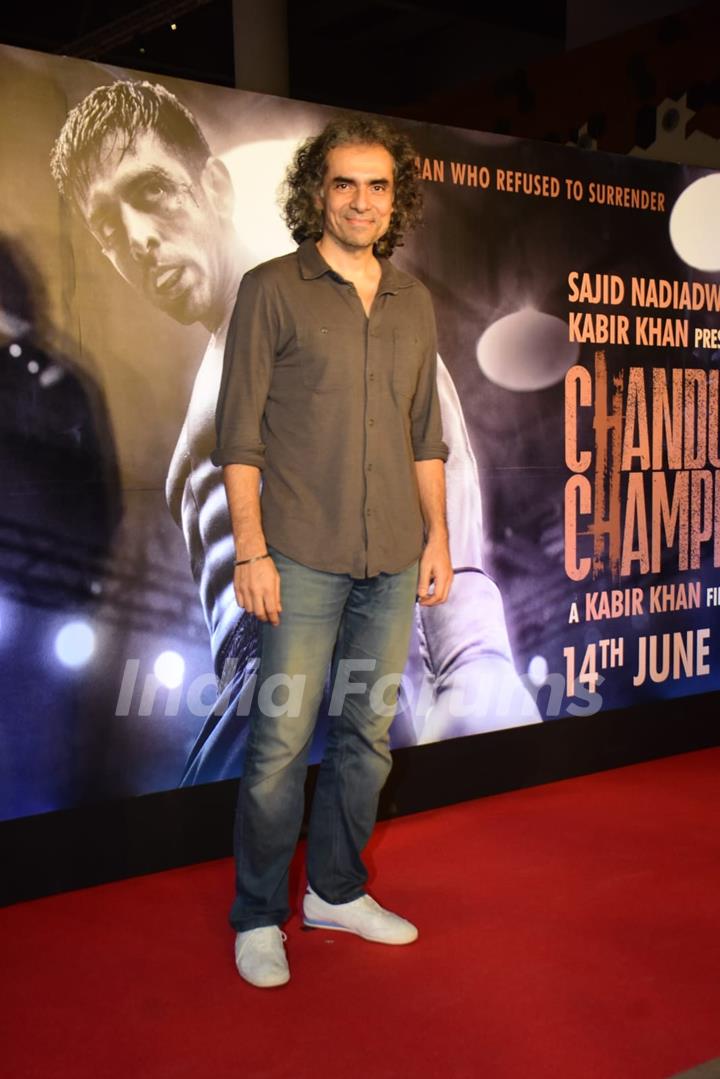 Imtiaz Ali grace the screening of Chandu Champion