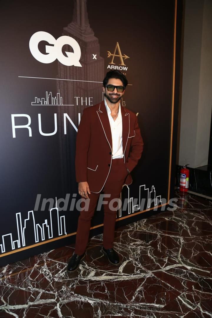 Taha Shah Badussha attend GQ and Arrow event