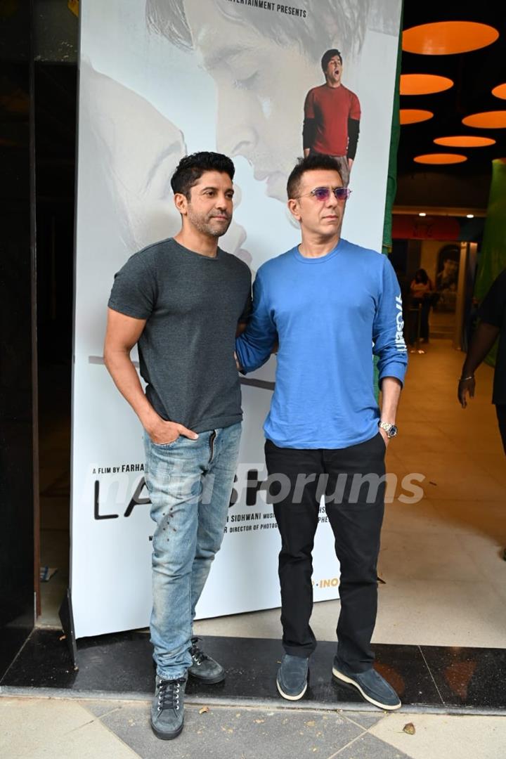 Farhan Akhtar and Ritesh Sidhwani snapped celebrating 20 years of Lakshya