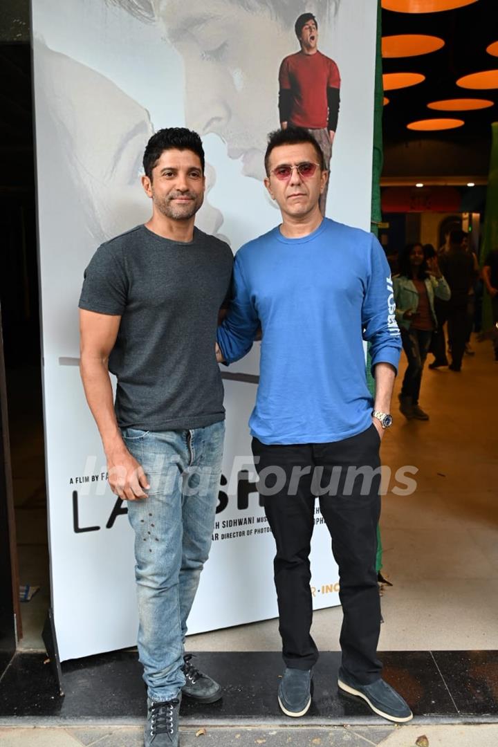 Farhan Akhtar and Ritesh Sidhwani snapped celebrating 20 years of Lakshya