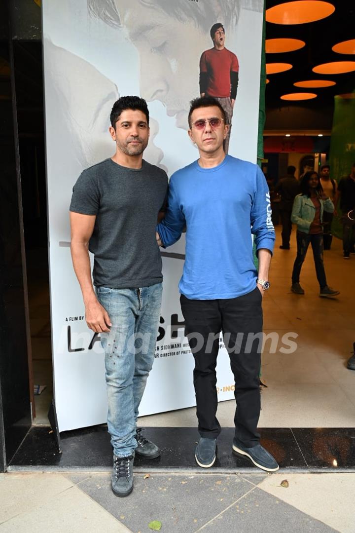 Farhan Akhtar and Ritesh Sidhwani snapped celebrating 20 years of Lakshya