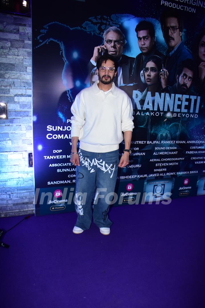 Jimmy Sheirgill attend success party of Ranneeti: Balakot & Beyond