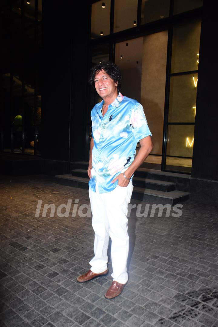 Chunky Panday snapped at the Excel Entertainment Office