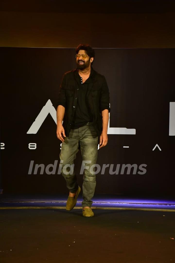 Prabhas snapped at the Kalki 2898 AD Event 