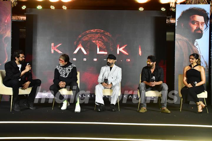 Amitabh Bachchan, Kamal Haasan, Deepika Padukone, Rana Daggubati and Prabhas snapped at the Kalki 2898 AD Event 