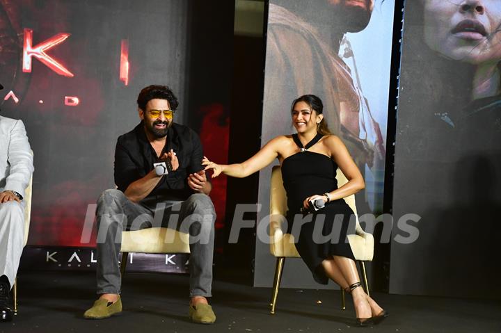 Deepika Padukone and Prabhas snapped at the Kalki 2898 AD Event 