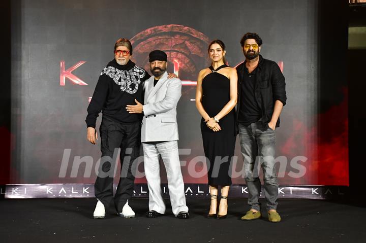 Amitabh Bachchan, Kamal Haasan, Deepika Padukone and Prabhas snapped at the Kalki 2898 AD Event 