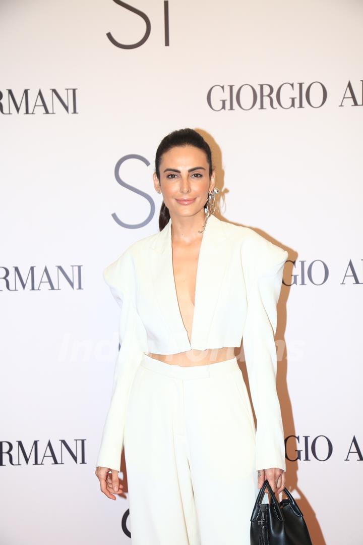 Mandana Karimi attend Giorgio Armani Event
