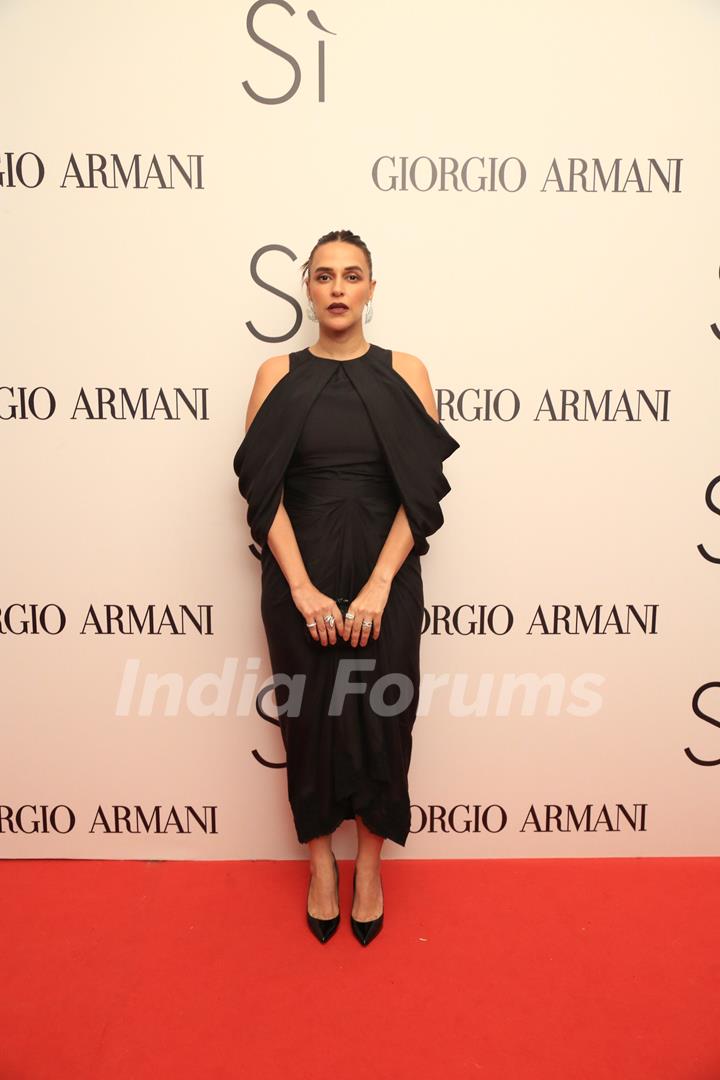 Neha Dhupia attend Giorgio Armani Event