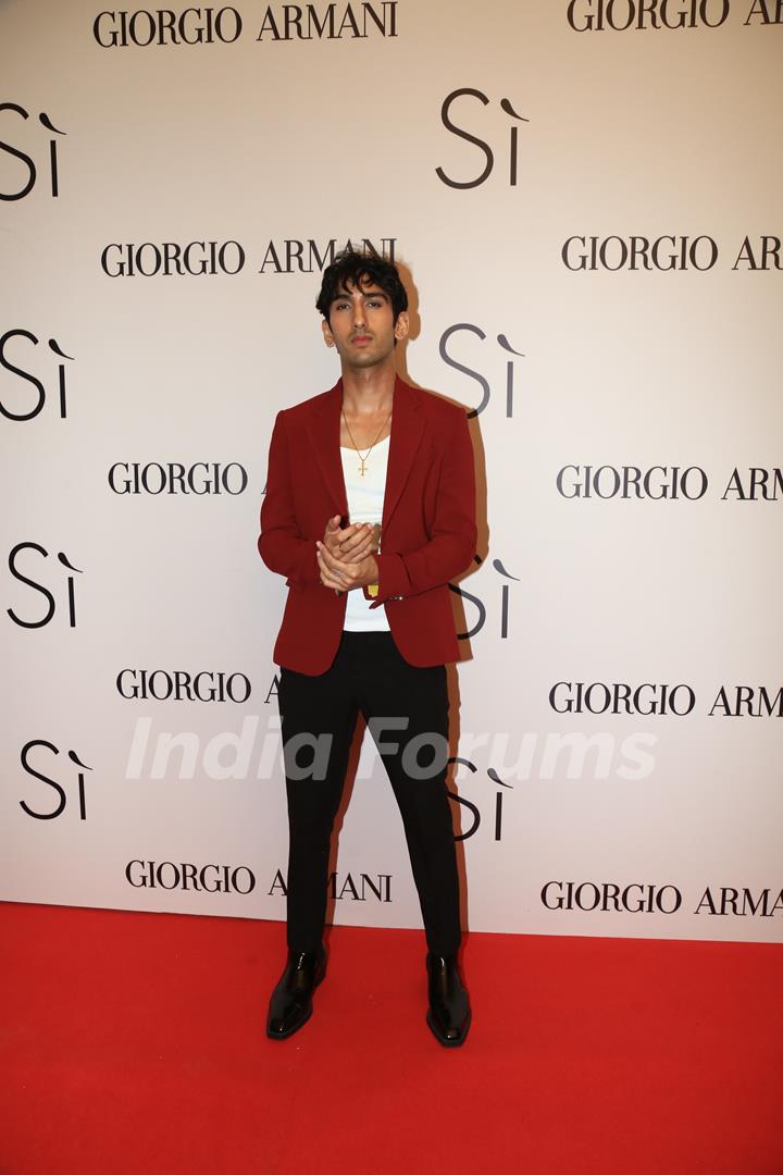 Moses Koul attend Giorgio Armani Event