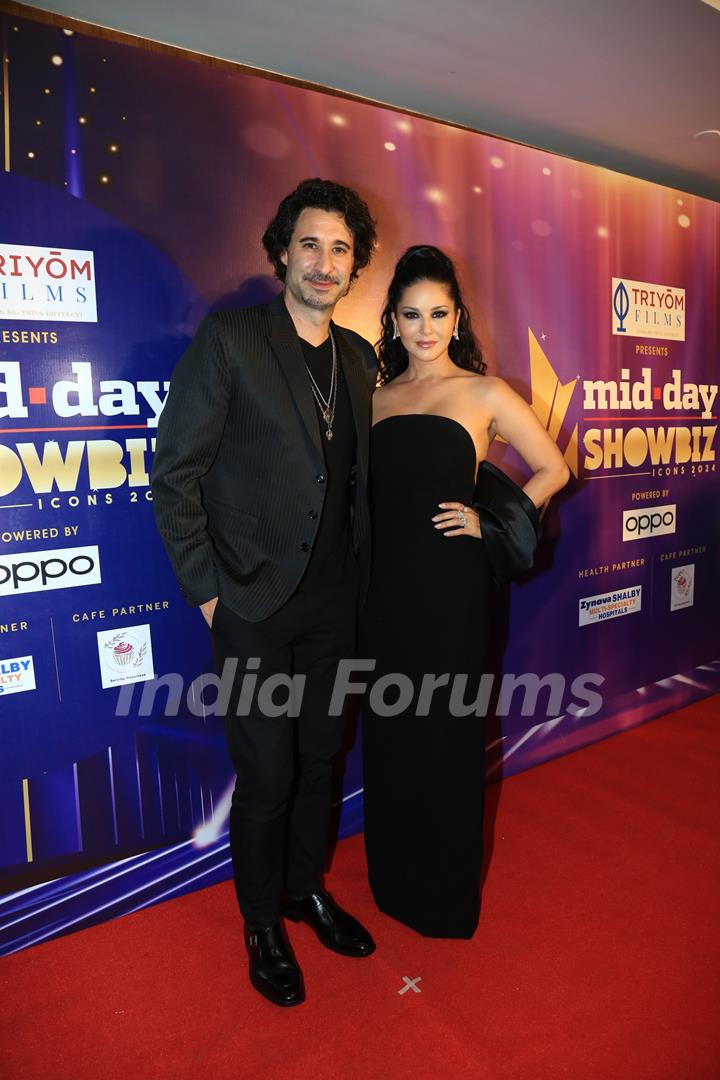 Sunny Leone  grace the Mid Day Showbiz Awards 2024