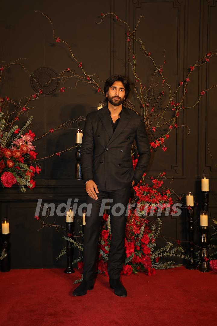 Meezaan Jaffrey attend the Sonakshi Sinha and Zaheer Iqbal's wedding reception