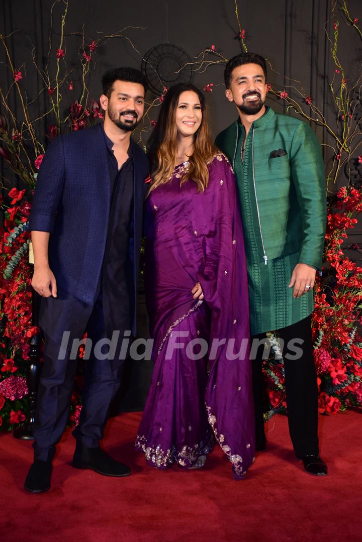 Celebrities attend the Sonakshi Sinha and Zaheer Iqbal's wedding reception