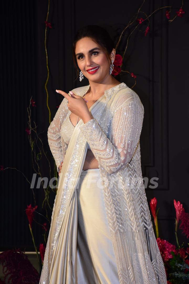 Huma Qureshi attend the Sonakshi Sinha and Zaheer Iqbal's wedding reception