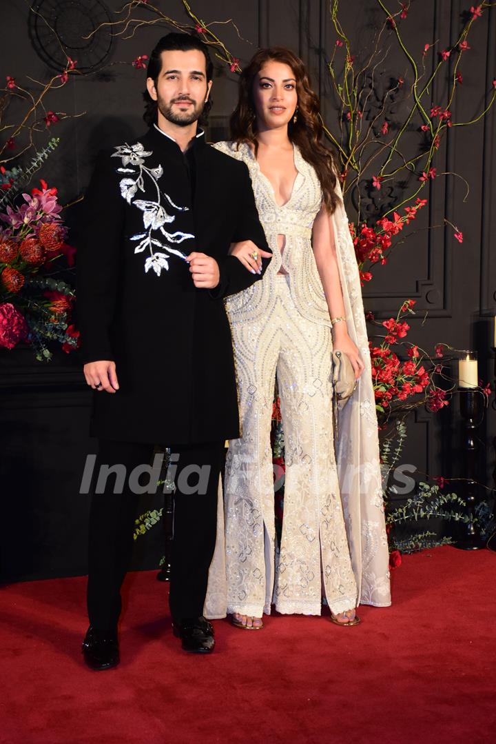 Aditya Seal and Anushka Ranjan attend the Sonakshi Sinha and Zaheer Iqbal's wedding reception