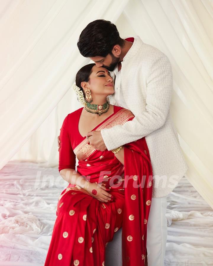 Sonakshi Sinha and Zaheer Iqbal wedding pictures