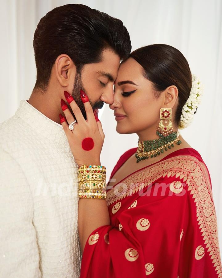 Sonakshi Sinha and Zaheer Iqbal wedding pictures