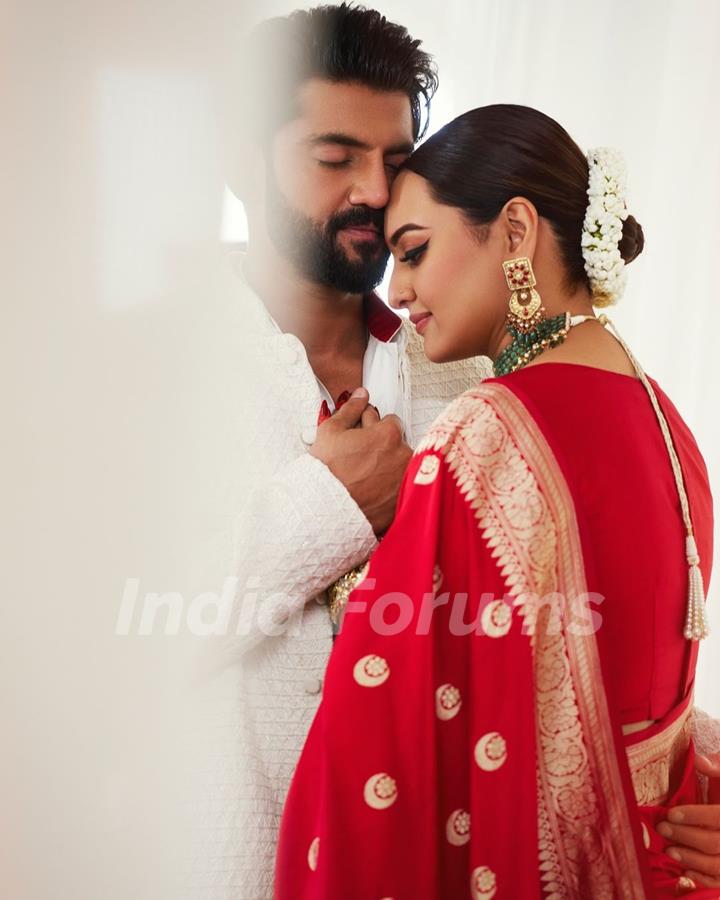 Sonakshi Sinha and Zaheer Iqbal wedding pictures