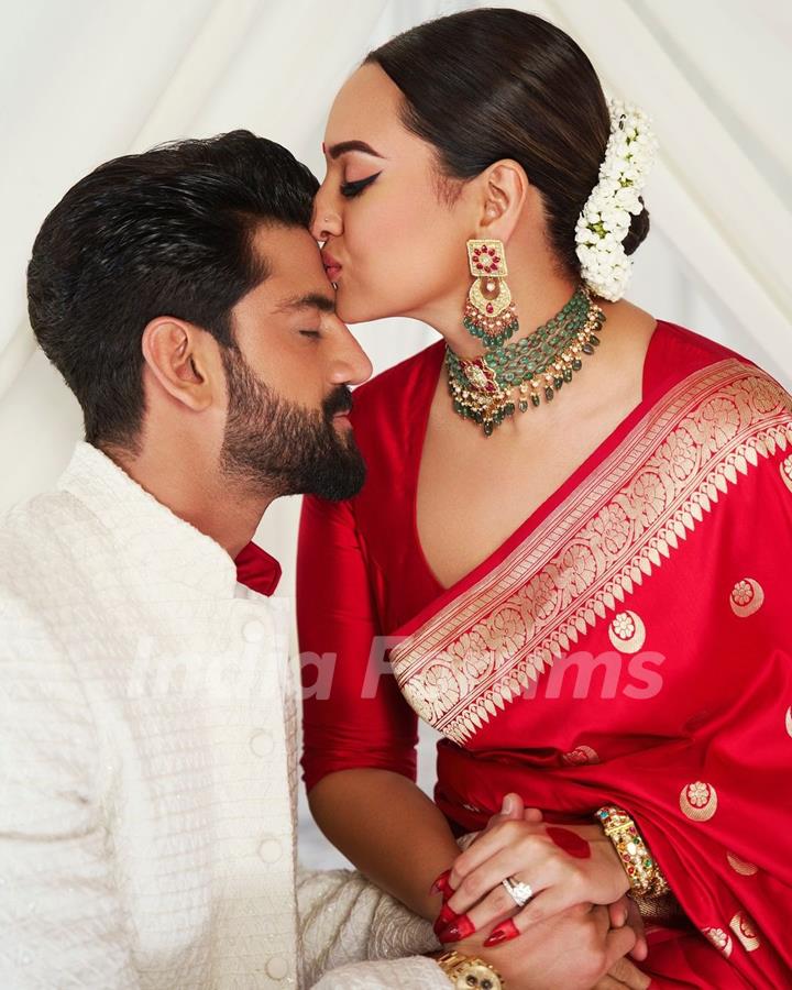 Sonakshi Sinha and Zaheer Iqbal wedding pictures