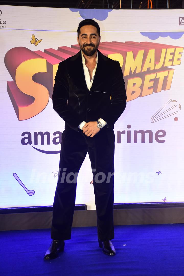 Ayushmann Khurrana attend the premiere of Sharma Ji Ki Beti