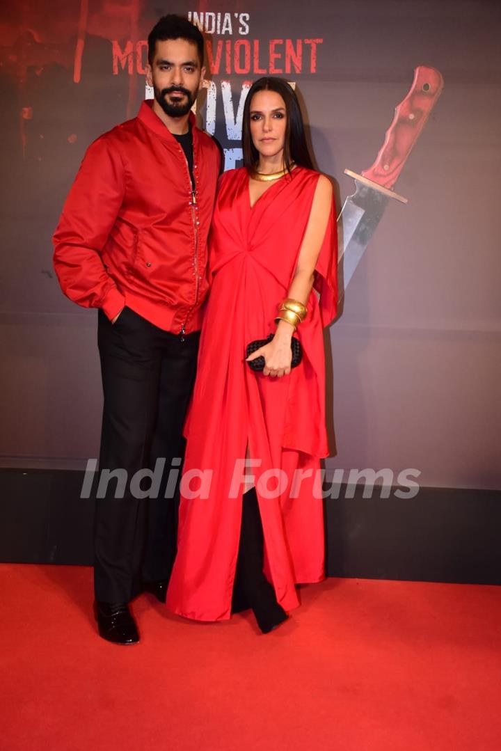 Neha Dhupia and Angad Bedi grace the premiere of Kill