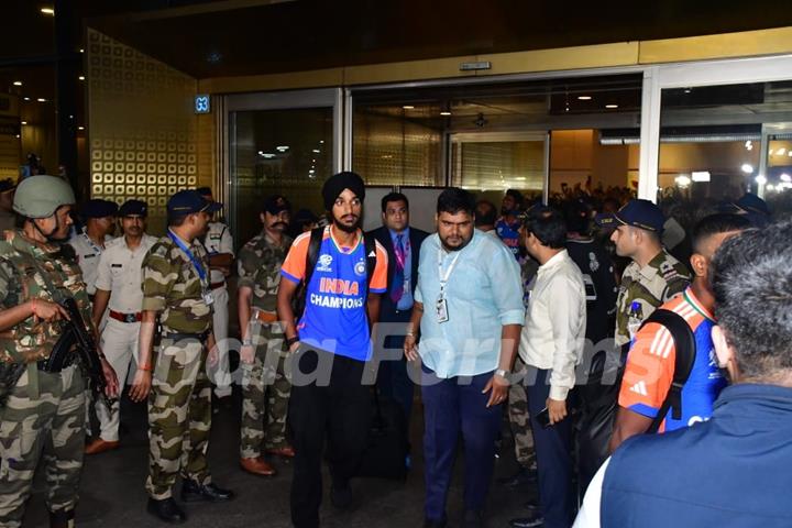Akashdeep Singh snapped at the Mumbai airport