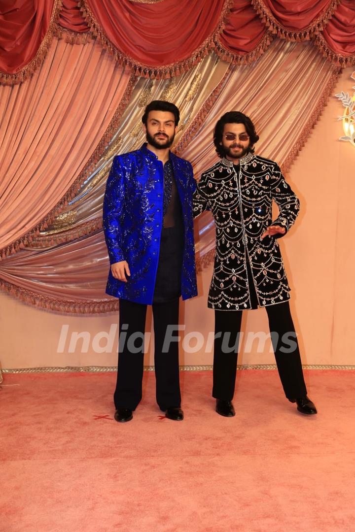 Shikhar Pahariya attend Radhika Merchant and Anant Ambani Sangeet Ceremony