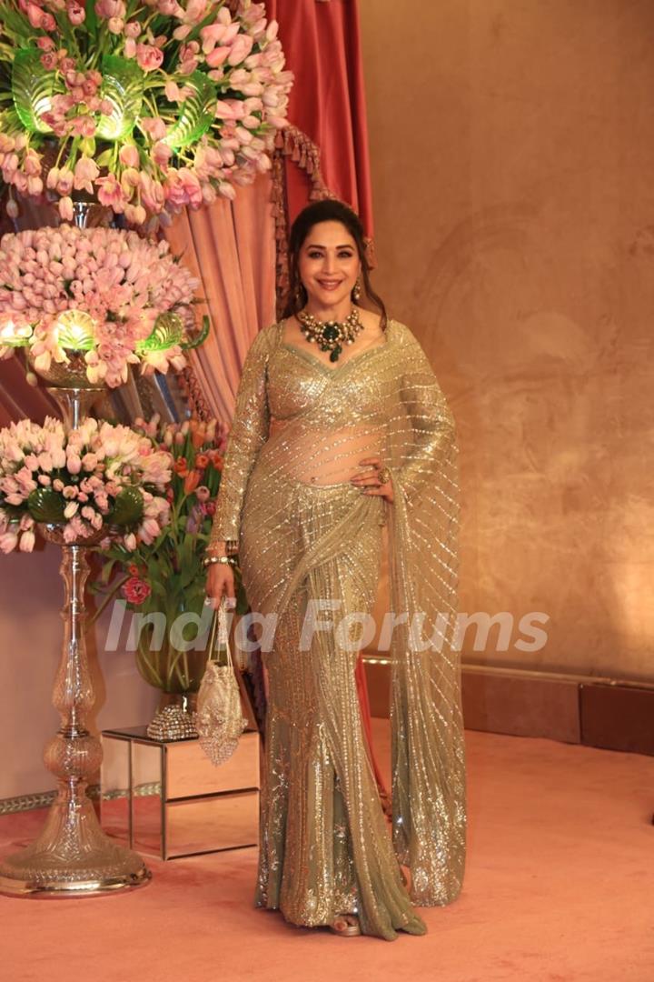 Madhuri Dixit attend Radhika Merchant and Anant Ambani Sangeet Ceremony