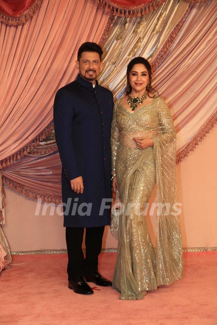 Madhuri Dixit attend Radhika Merchant and Anant Ambani Sangeet Ceremony