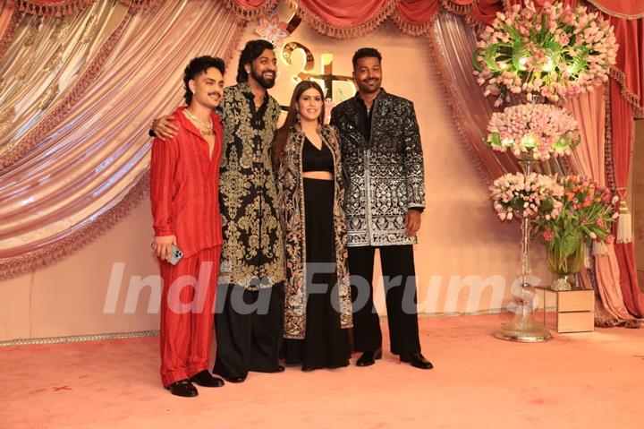 Hardik Pandya attend Radhika Merchant and Anant Ambani Sangeet Ceremony