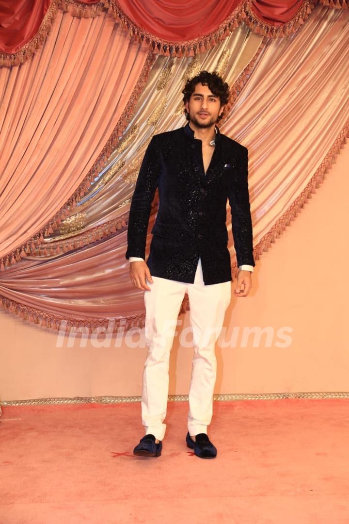 Ibrahim Ali Khan attend Radhika Merchant and Anant Ambani Sangeet Ceremony