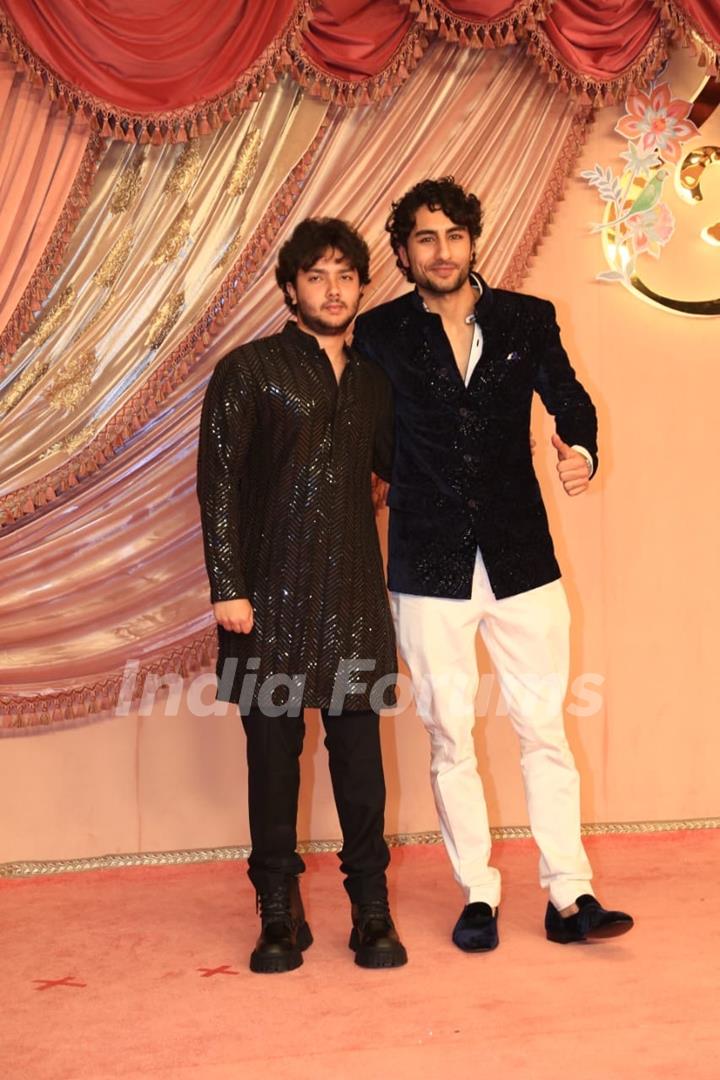 Ibrahim Ali Khan and Nirvaan Khan attend Radhika Merchant and Anant Ambani Sangeet Ceremony