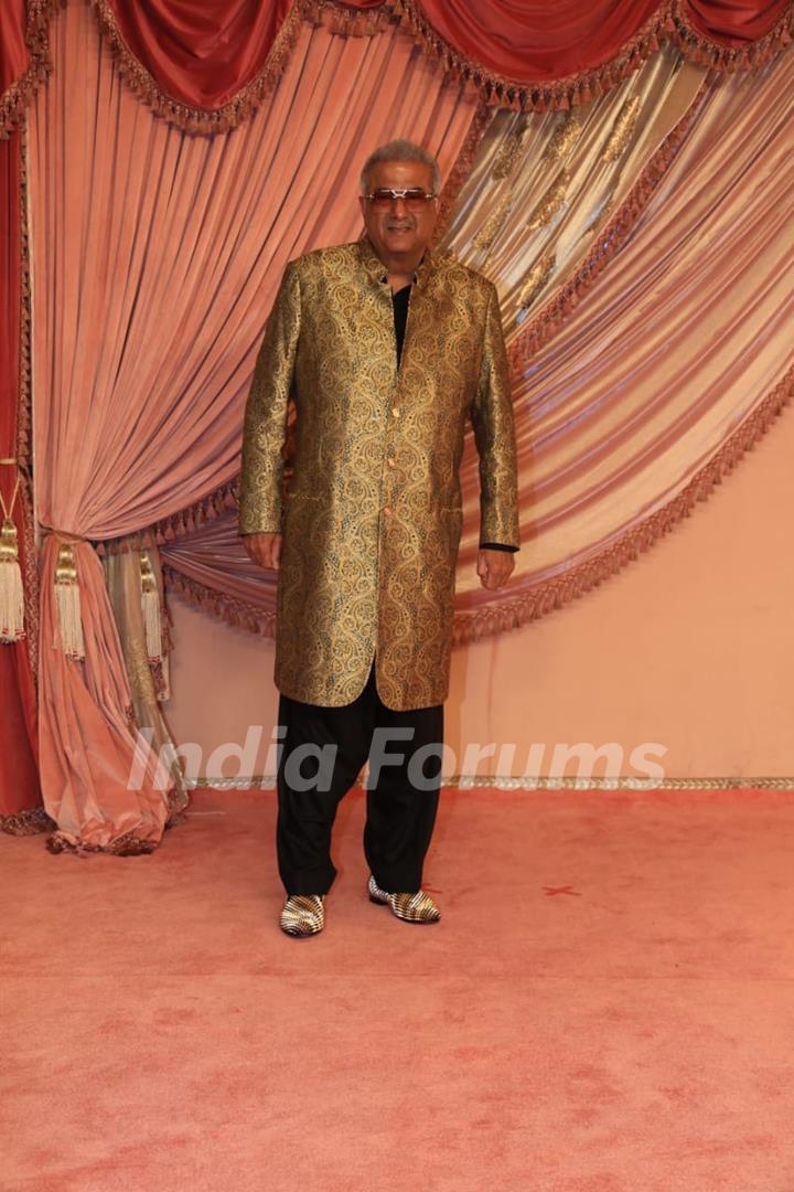 Boney Kapoor attend Radhika Merchant and Anant Ambani Sangeet Ceremony