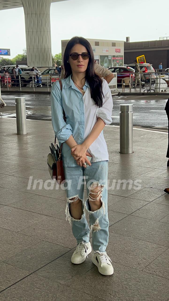 Radhika Madan snapped at the airport