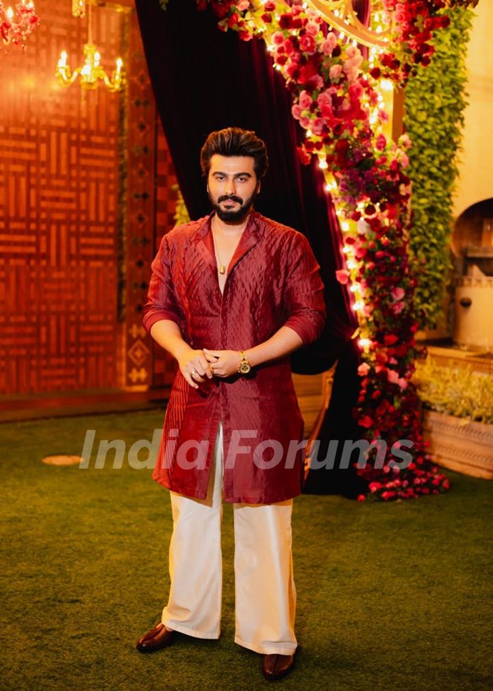 Arjun Kapoor attend the Anant Ambani and Radhika Merchant’s Haldi Ceremony